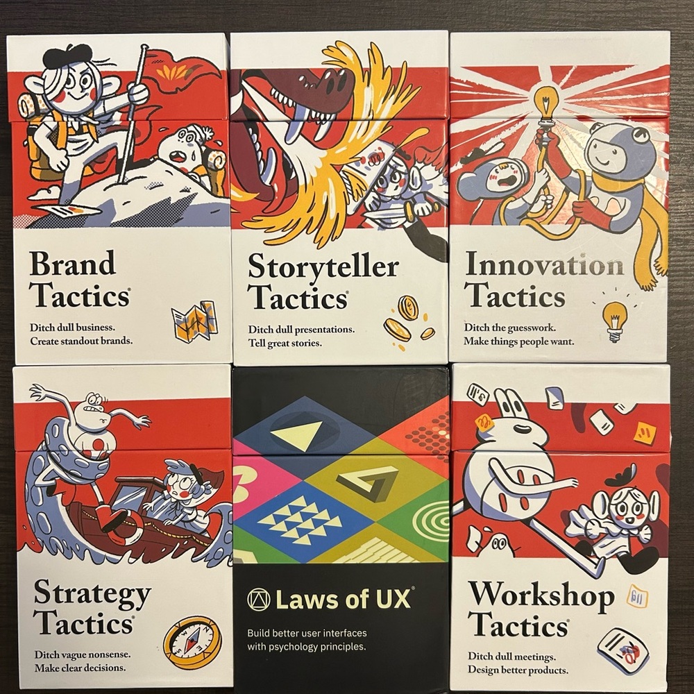 🌟 Lot of 5 Pip Decks + Laws of UX – Ultimate Creative Strategy Bundle! 🌟